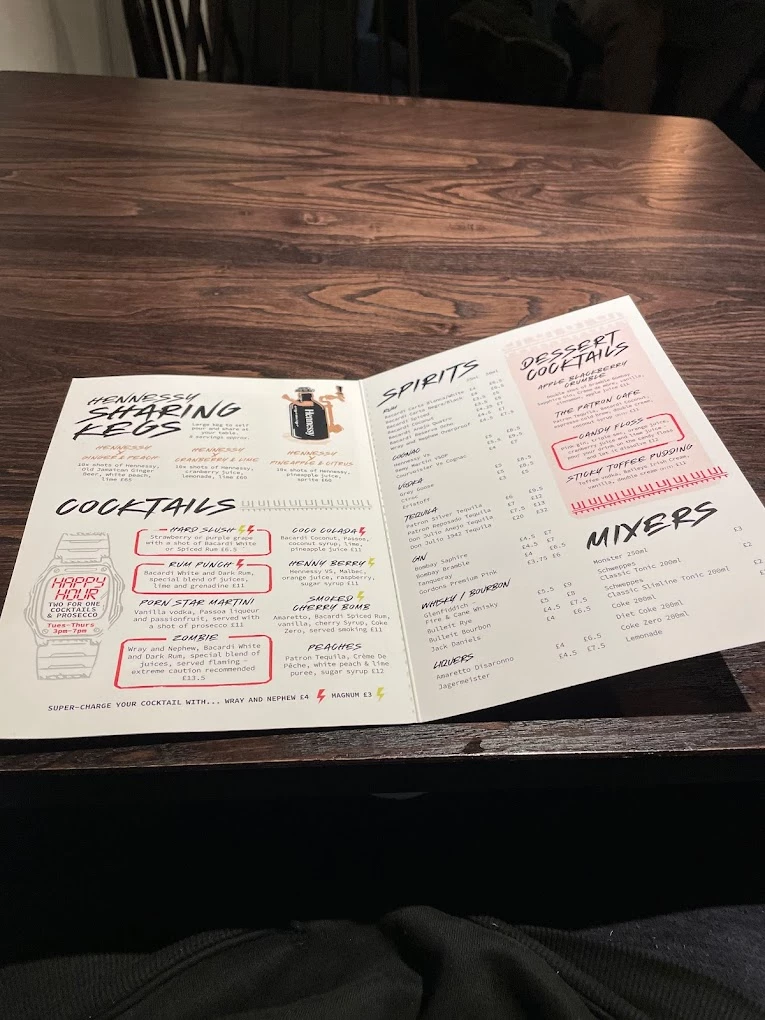 Trap Kitchen menu 2