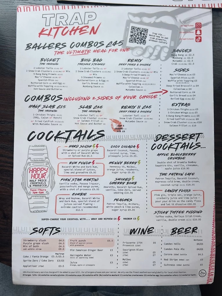 Trap Kitchen menu 8