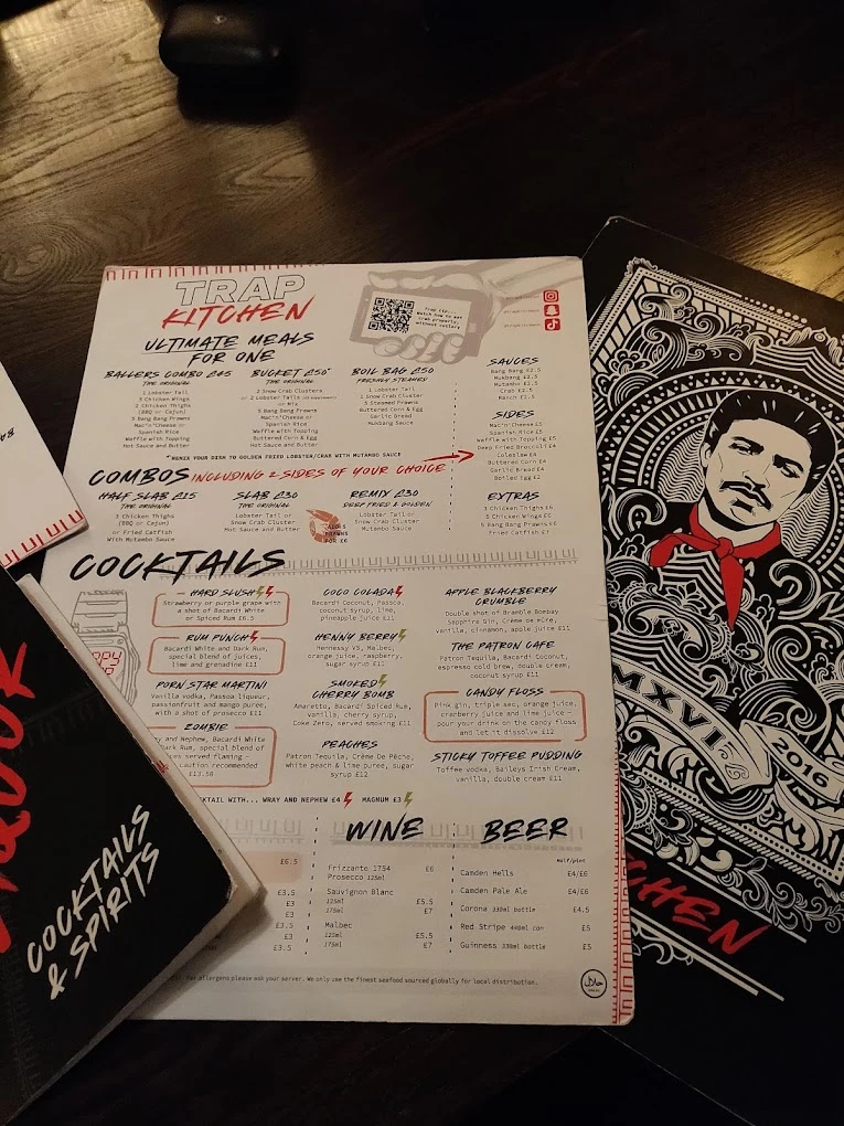 Trap Kitchen menu 6