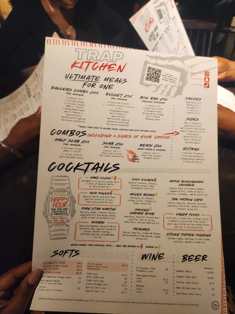 Trap Kitchen menu 4